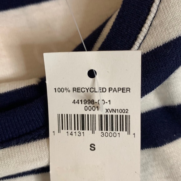 🍁 3/$15 NEW NWT Gap Kids Navy Blue Half Stripped Knit Dress Size Small (6/7) - Picture 12 of 17